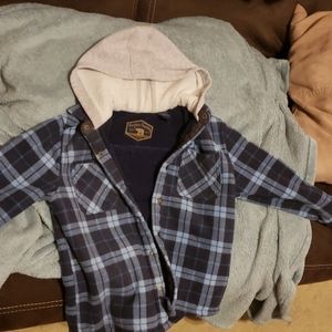 Flannel lined Hooded Jacket